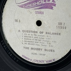 MOODY BLUES A Question of Balance 1970 Threshold US 1st Press THS 3 Question VG+