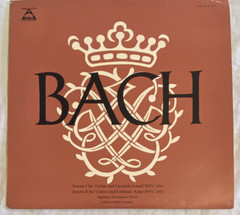 SCHNEEBERGER BACH VIOLIN SONATAS Nos. 1-2 BARENREITER 10″ Rare German Import