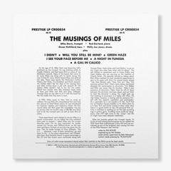 PRE-ORDER Miles Quartet Davis – The Musings Of Miles (Original Jazz Classics Ser