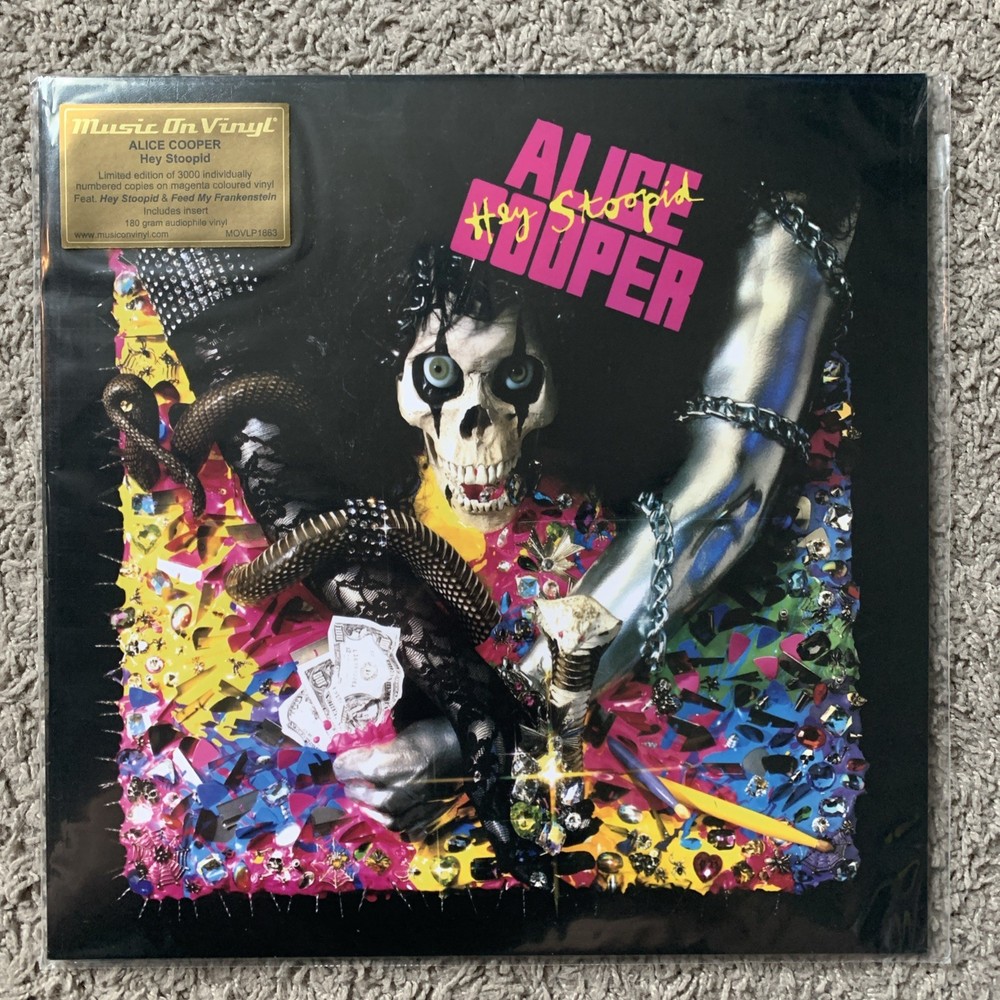 Alice Cooper – Hey Stoopid – Limited 180-Gram Magenta Colored Vinyl [New Vinyl L
