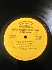 EDGAR WINTER’S WHITE TRASH – ROADWORK – 1972 EPIC RECORDS 2XLP – (G/G)