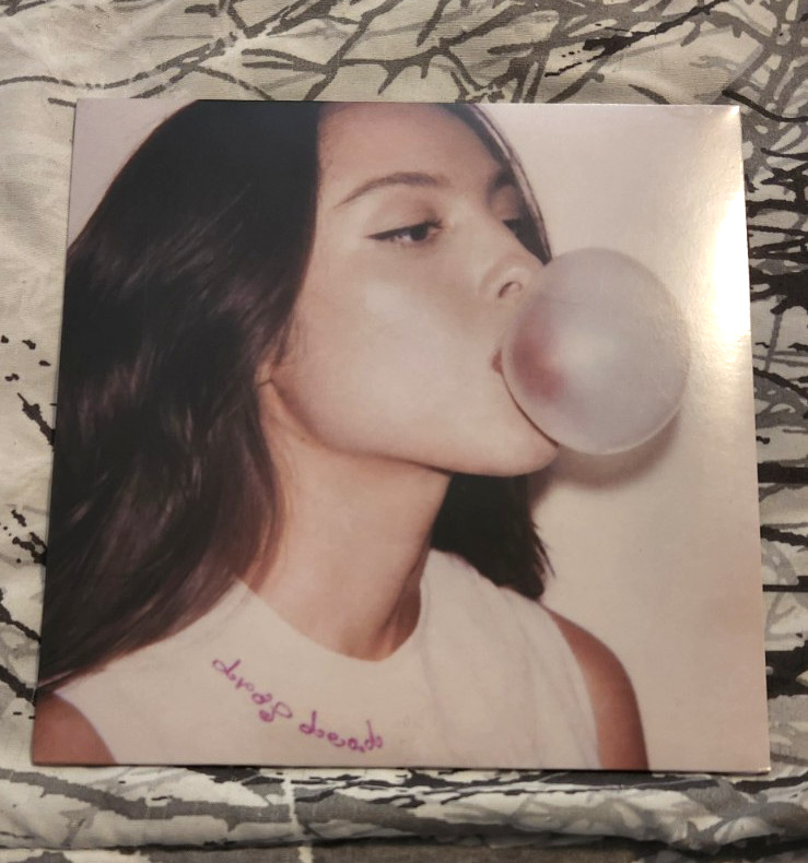 SEALED! 7 INCH OLIVIA RODRIGO DROP DEAD CHEWING GUM PINK VINYL!