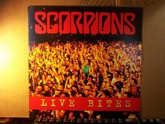 Orig Vintage RARE! Scorpions Live Bits 1995 12×12 promo Flat/poster Not a record