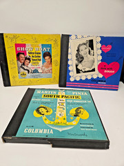 Vtg 78 Records/Lp’s ShowBoat w/ Ava Gardner A Date w/Diana Shore & South Pacific