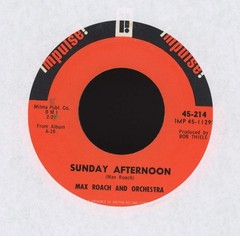 Max Roach / Abbey Lincoln – Lonesome Lover on Impulse Spiritual Jazz 45