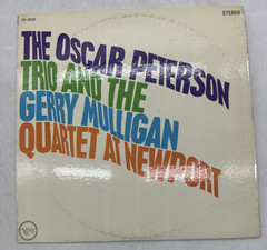 The Oscar Peterson Trio & The Gerry Mulligan Quartet @ Newport Verve V6-8559 VG+