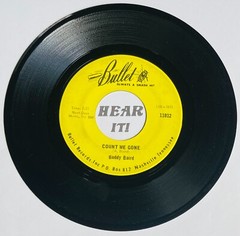 Hot Groovy Teen Country Rocker 45 BOBBY BAIRD Count Me Gone BULLET obscure hear