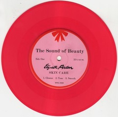 Elizabeth Arden cosmetics NM 7-inch red vinyl 33 rpm “The Sound Of Beauty”