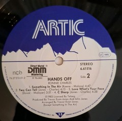 Ronnie Charles – Hands Off (German vinyl LP) 1983 classic rock pop Layla DMM