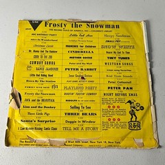 Frosty the Snowman 7″ Record Record Guild Kiddie Recordings Children 45 RPM