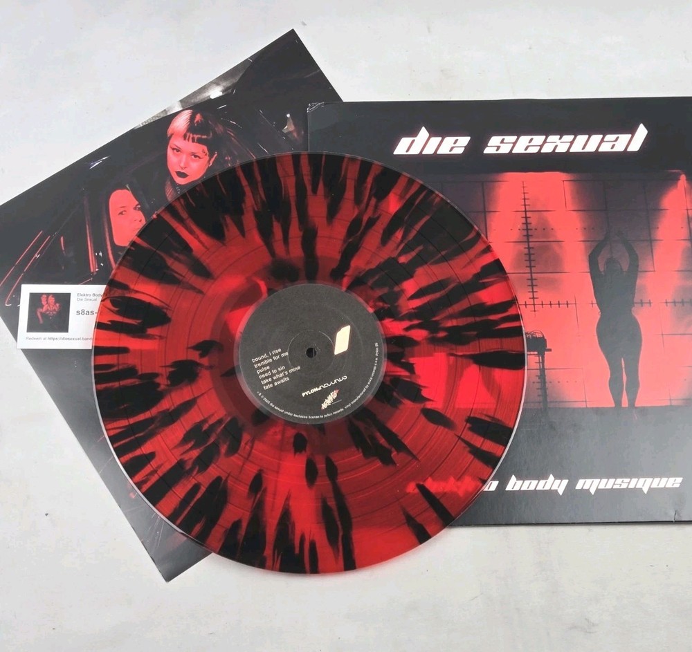 Die Sexual Elektro Body Musique Red Splatter Edition 12″ Vinyl New Free Shipping