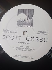 SCOTT COSSU – WIND DANCE – 1981 WINDHAM HILL RECORDS VINYL ALBUM – (VG+/VG+)