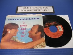 Phil Collins – Groovy Kind Of Love /Big Noise -80s Rock 45 w/Pic Sleeve VG VINYL