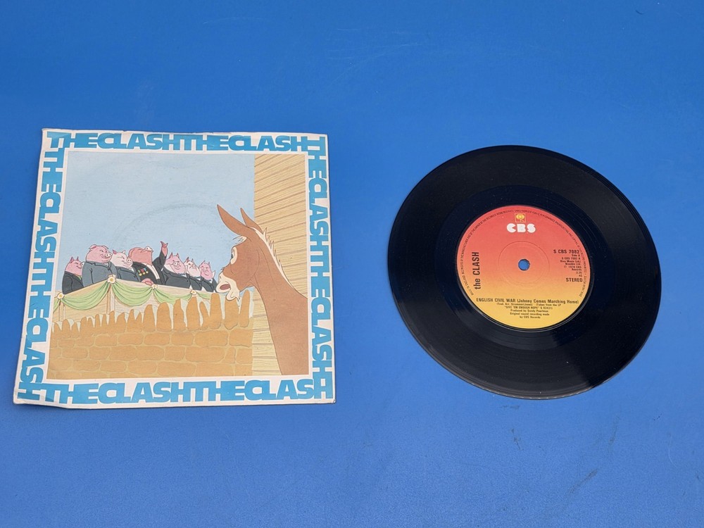 The Clash – English Civil War and Pressure Drop – 1979 in Picture Sleeve CBS