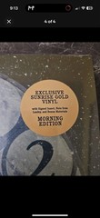 LAUFEY A Matter of Time Morning Edition Gold Vinyl LP with Signed Art Card