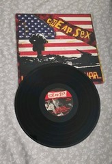 Cheap Sex Launch Off To War LP Vinyl Record 2003 Punkcore Records