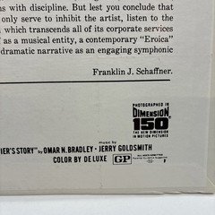 Patton Original Score Jerry Goldsmith 12″ Album LP Vinyl Record 1970 T-902 Excel