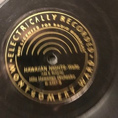 HAWAIIAN Frank Ferera Franchini 1920s 78 rpm Victrola Record Montgomery Ward