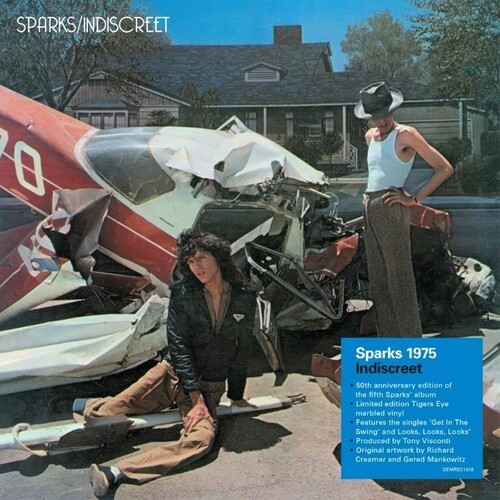 Sparks – Indiscreet: 50th Anniversary – Limited ‘Tiger’s Eye’ Colored Vinyl [New