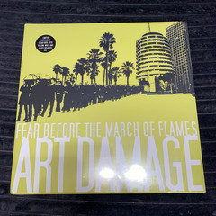Fear Before the March of Flames Art Damage LP Clear/Yellow/White/Black