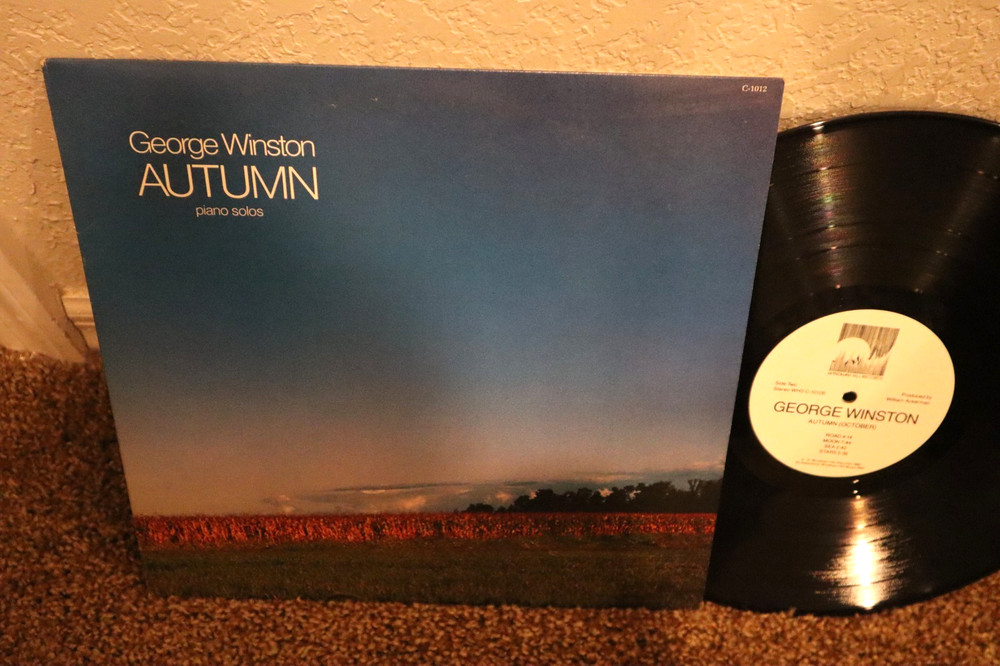 GEORGE WINSTON AUTUMN PIANO SOLOS 1980 WINDHAM HILL NEAR MINT !