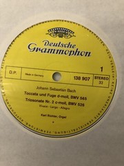Karl Richter Johann Sebastian Bach DGG Tulips Classical Vinyl Lp