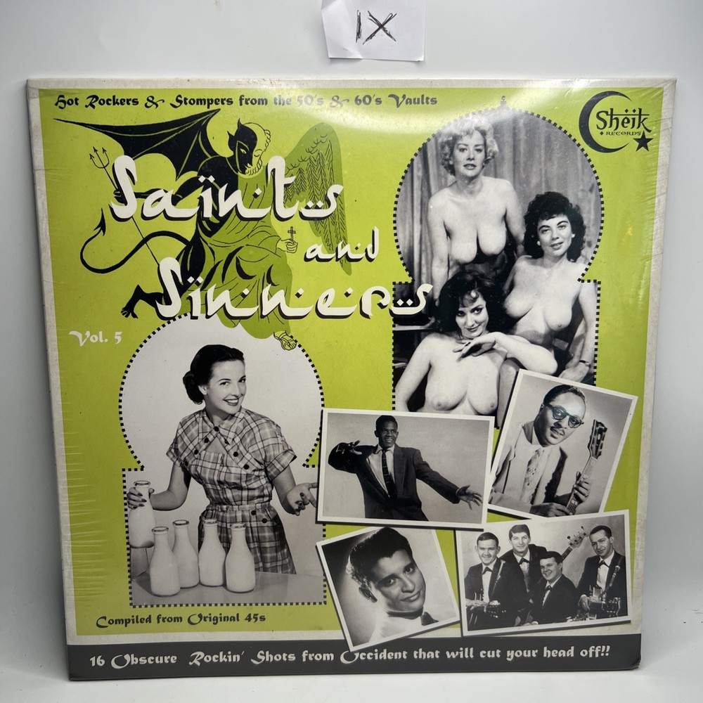 SAINTS AND SINNERS – Vol. 5 12” LP Spain Rockabilly NEW SEALED