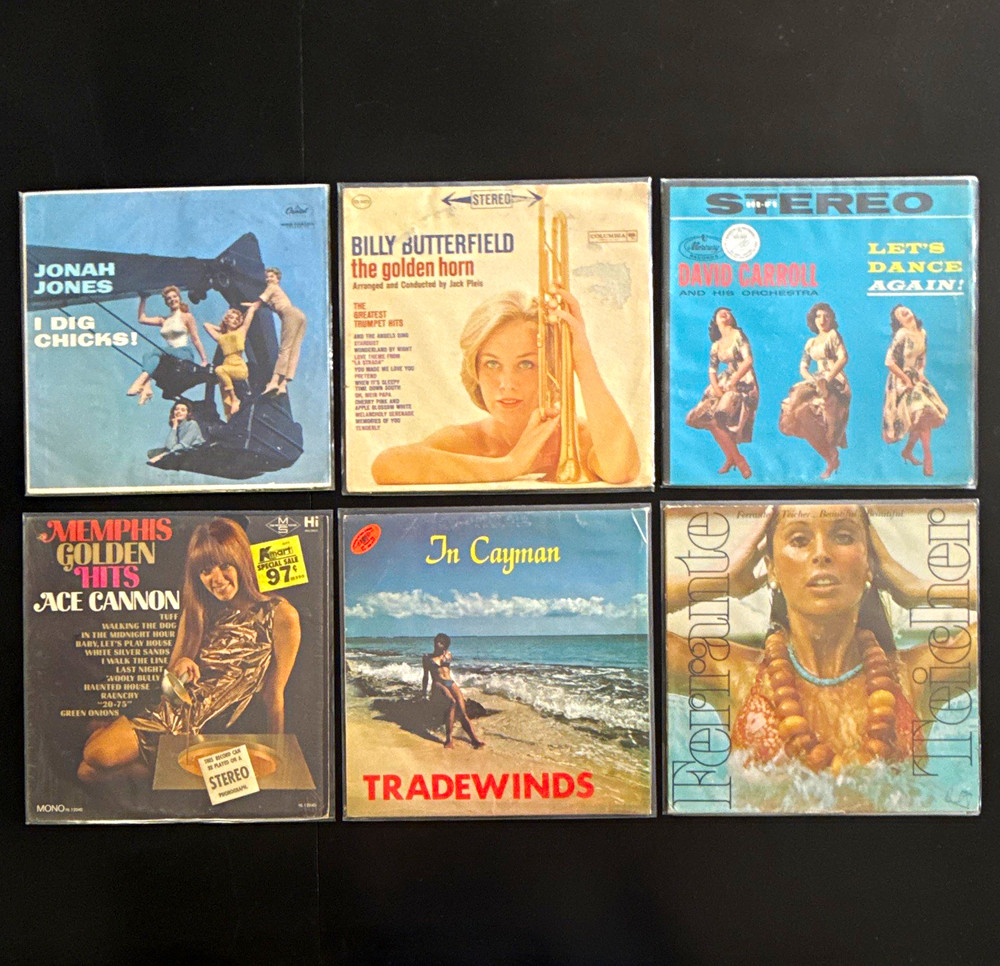 CHEESECAKE VINYL 6 LP LOT – Jazz Easy Listening. See Photos for Condition