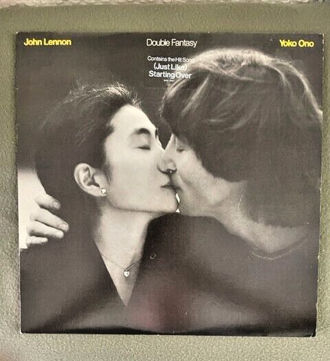 DOUBLE FANTASY LP JOHN LENNON YOKO ONO (1980 Geffen) Just Like Starting Over