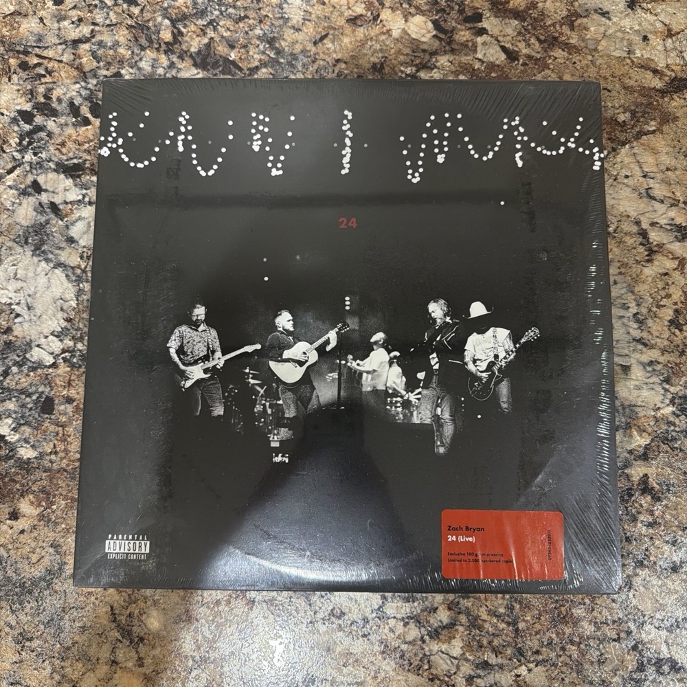 ZACH BRYAN 24 (Live) 3LP Limited Edition /2500 Vinyl LP