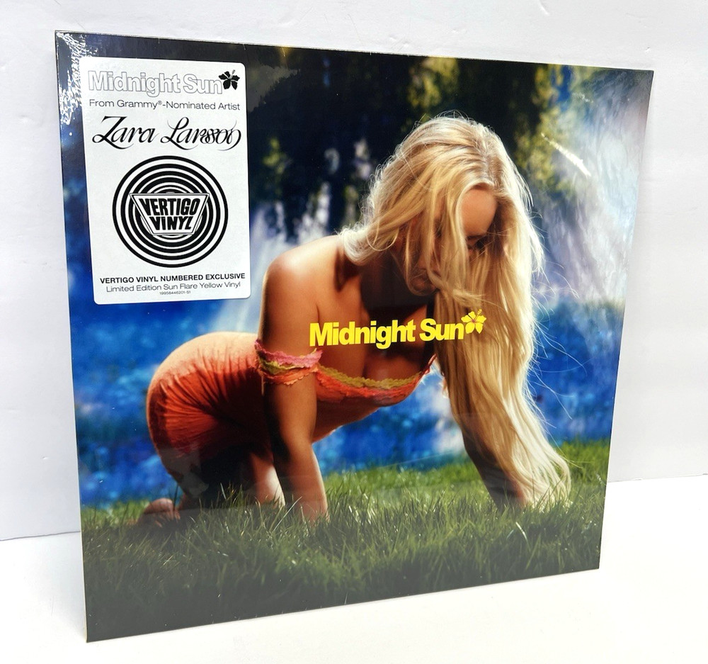 Zara Larsson – Midnight Sun Yellow Marble VV Vertigo Exclusive Vinyl LP /3000 ☀️
