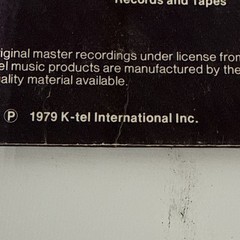 K-tel – High Energy LP Vinyl – Disco Pop Rock – 1979 – TU 2620 – 12″