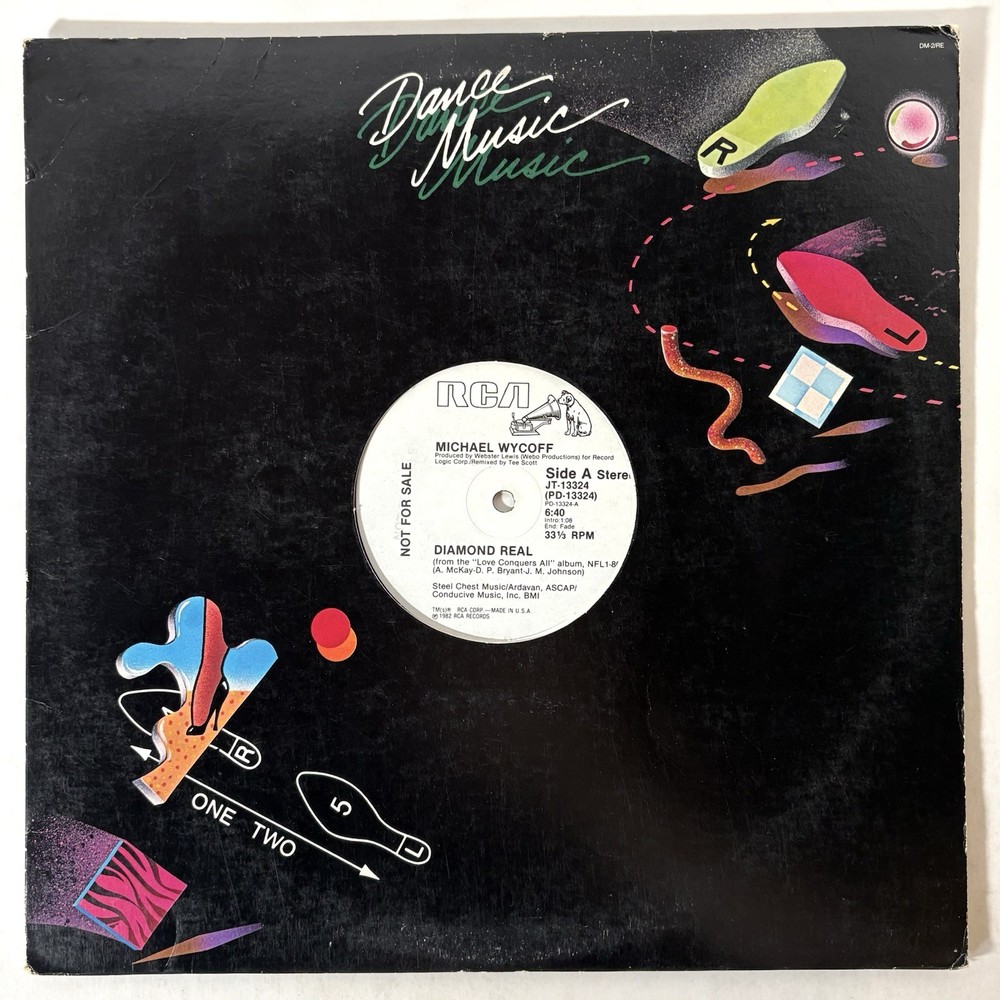 Michael Wycoff Diamond Real RCA Single 12″ Vinyl Record Promo 1982 White Label