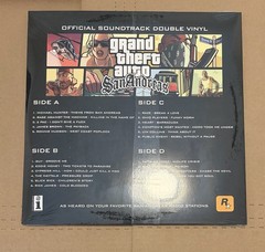 Grand Theft Auto San Andreas Soundtrack Vinyl New Sealed Condition NOT MOONSHAKE