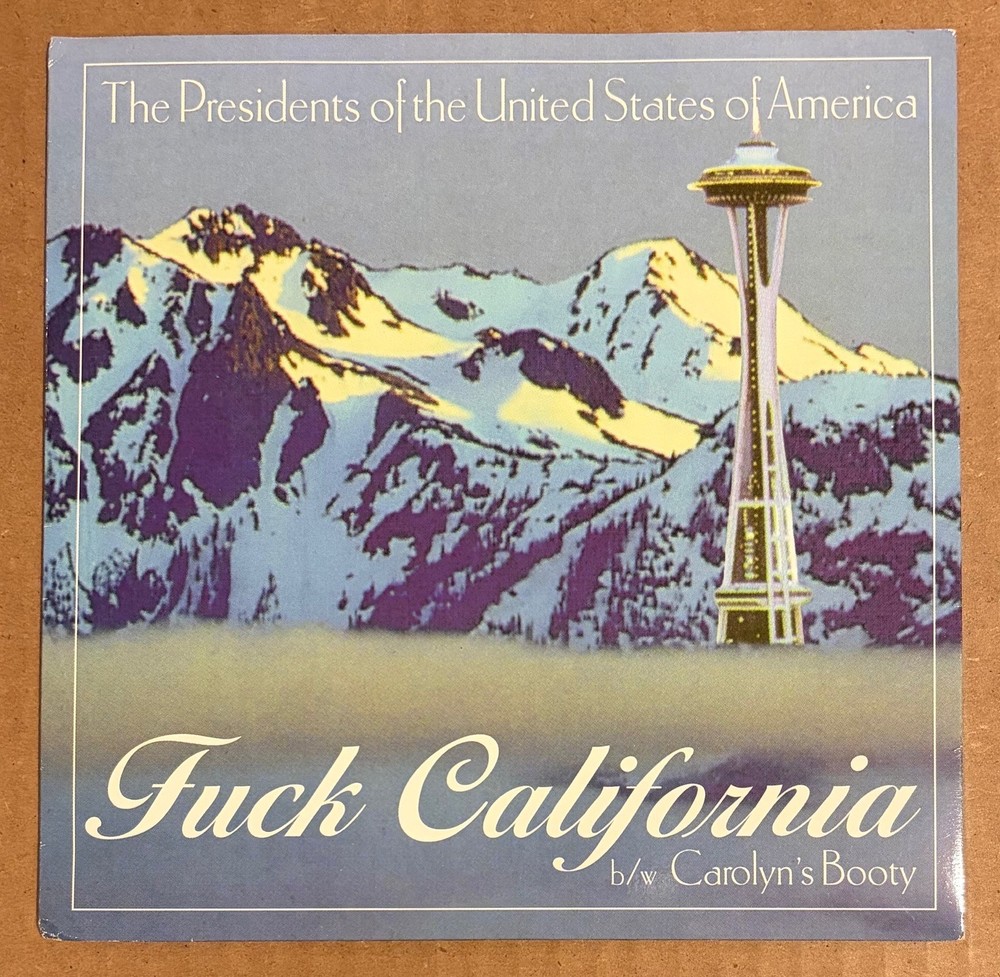Presidents Of The United States Of America – F— California RARE 7″ vinyl ’95