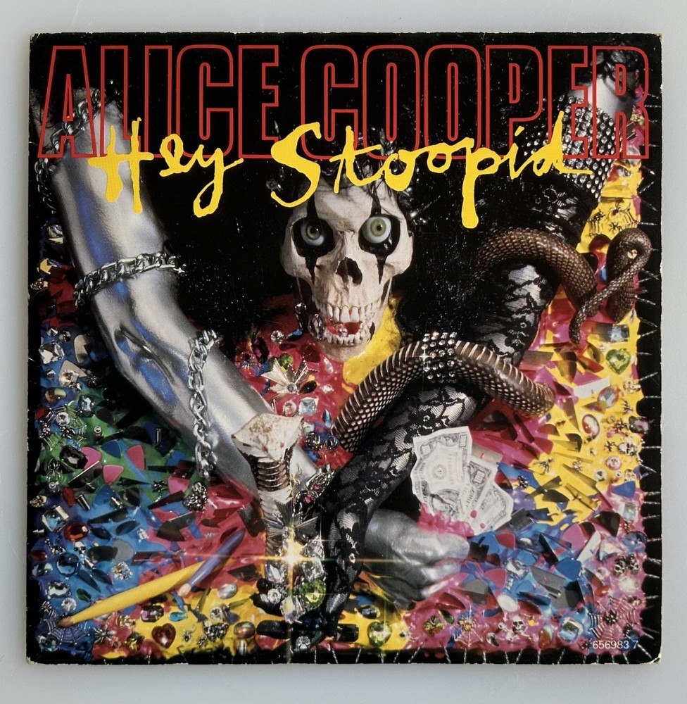 Alice Cooper– Hey Stoopid – 7″ Vinyl Single – Picture Sleeve – UK 1991