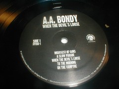 A.A. Bondy DEVIL’S LOOSE Fat Possum LP 2009 MI Indie Acoustic Folk Rock Verbena