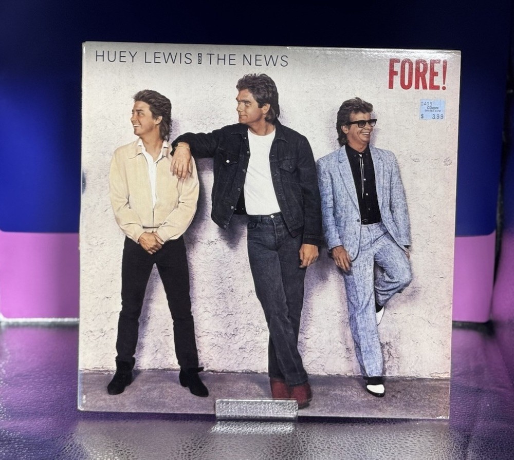 Huey Lewis & The News-Fore! (1986) Vintage Vinyl LP Chrysalis (OV-41534) TESTED