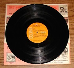 Elvis Presley Self Titled LSP-1382 Rigid Vinyl Orange Labels Hollywood Pressing