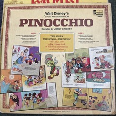 Lot of 3 Vintage Disney Disneyland Records Story & Songs Vinyl LPs