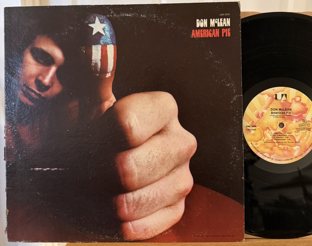 Don McLean American Pie Vinyl LP UA UAS-5535 1st Edition