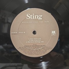 Sting Nothing Like The Sun LP Vinyl Album Record 2 LPs EXCELLENT