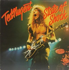 TED NUGENT State Of Shock USED 1979 LP Hard Rock Vinyl Record EPIC-36000