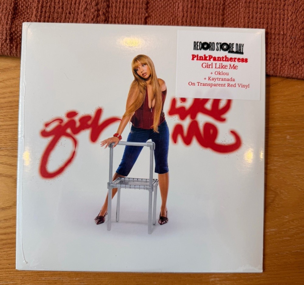 PINK PANTHRESS – Girl Like Me SEALED limited 7″ Red Vinyl RSD Oklou