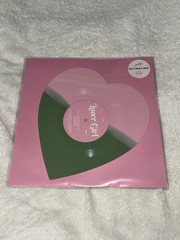 Laufey Valentine Strawberry Matcha Swirl Heart Shaped Vinyl Brand New Limited