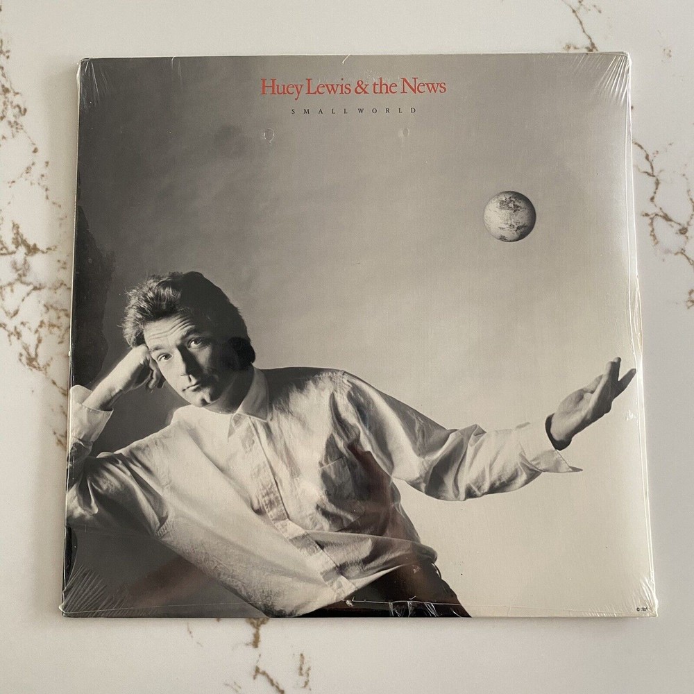NEW SEALED! Huey Lewis and the News Small World Vinyl LP OV 41622 Chrysalis 1988