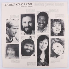 To Bless Your Heart – A Heartcry Of Worship – 1985 12″ LP Vinyl Record CRT 01080