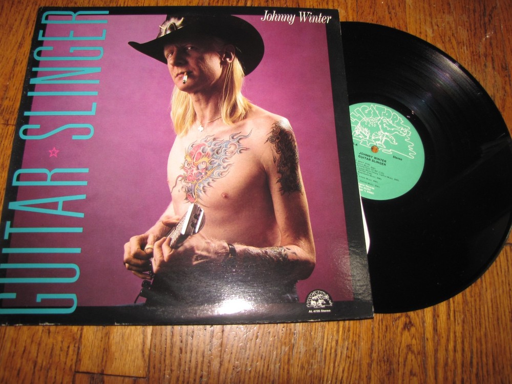 JOHNNY WINTER – GUITAR SLINGER – CANADA ALLIGATOR RECORDS AL 4735 LP