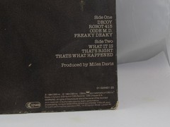 Miles Davis – Decoy LP Vinyl Record Album CBS 25951 1984 Jazz Fusion