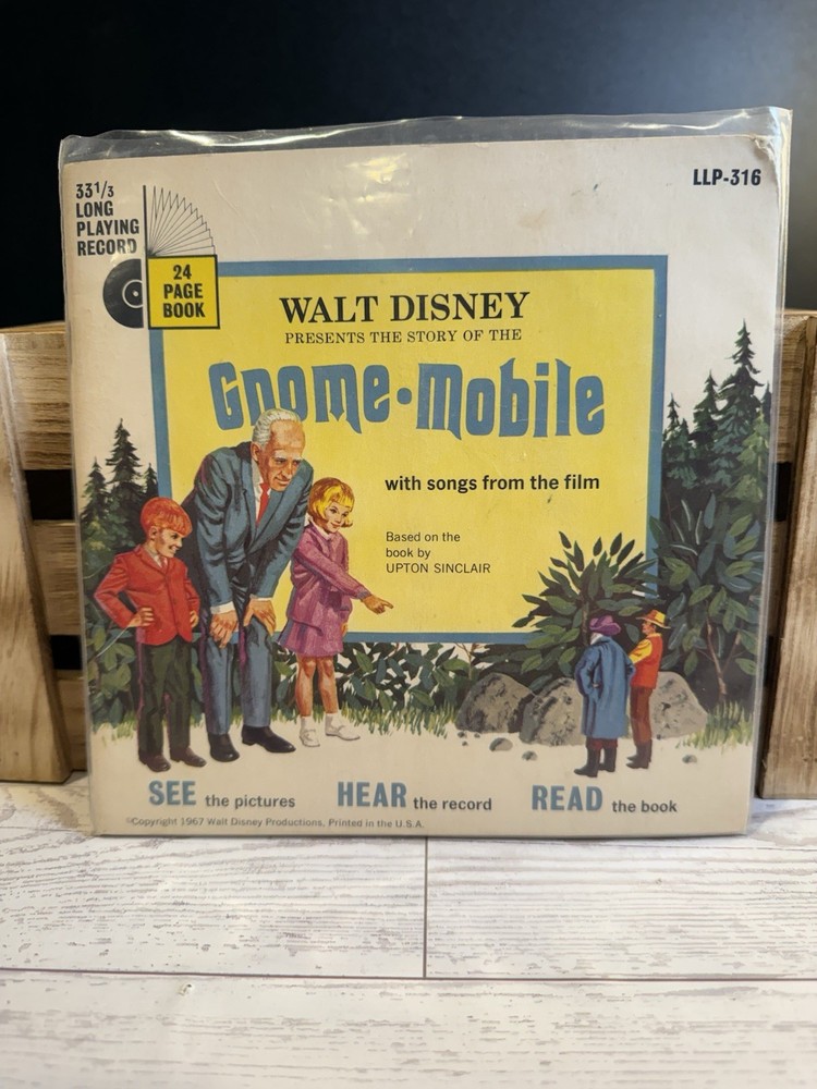 Walt Disney Gnome-Mobile Disneyland Record and Book 33
